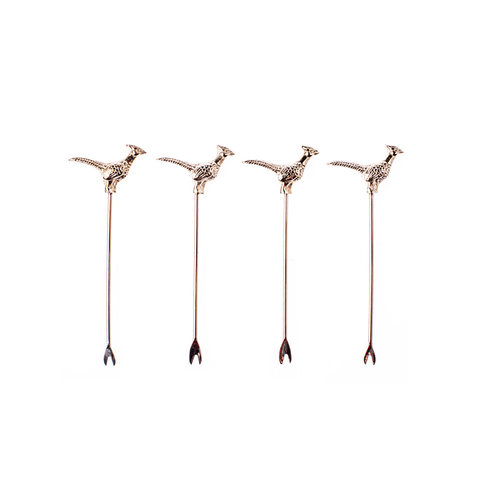 Pheasant Olive Picks - Set of 4