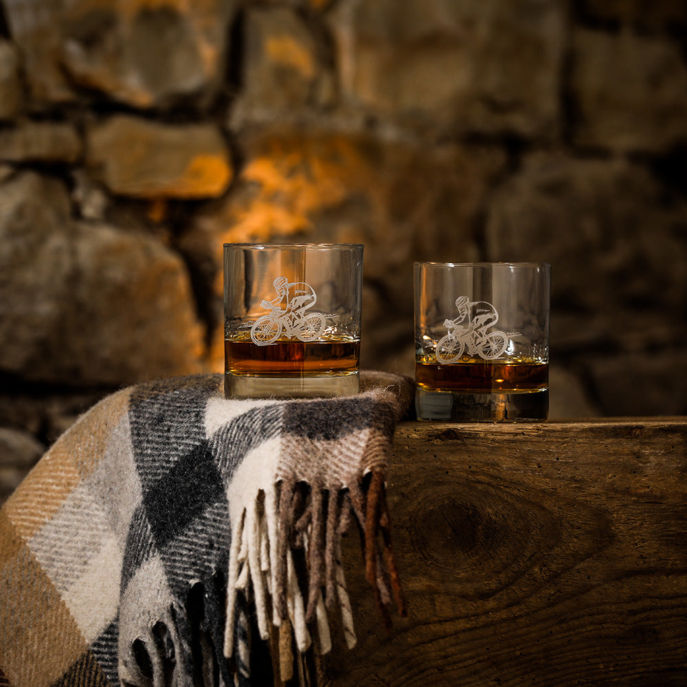 Cycling Glass Tumblers - Set of 2