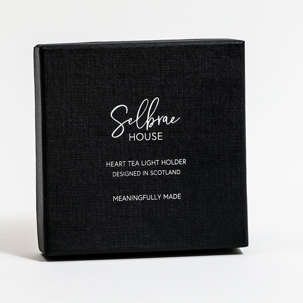 Heart Hand Hammered Tea Light Holder