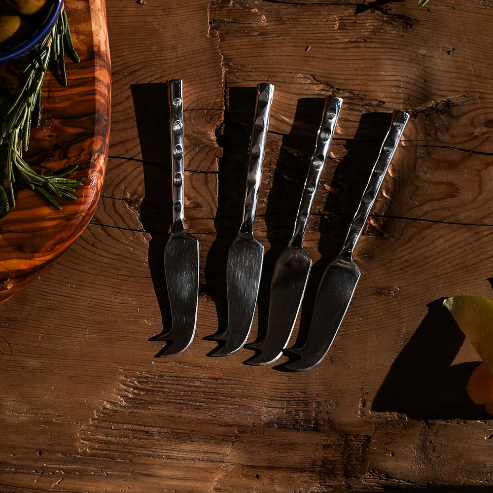 Silver Mini Cheese Knives - Set of 4