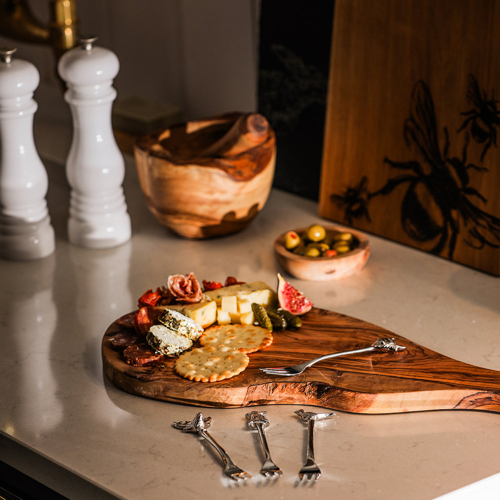 Country Animals Pastry Forks - Set of 4