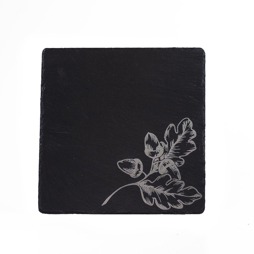 Autumn Acorns Slate Pot Stand