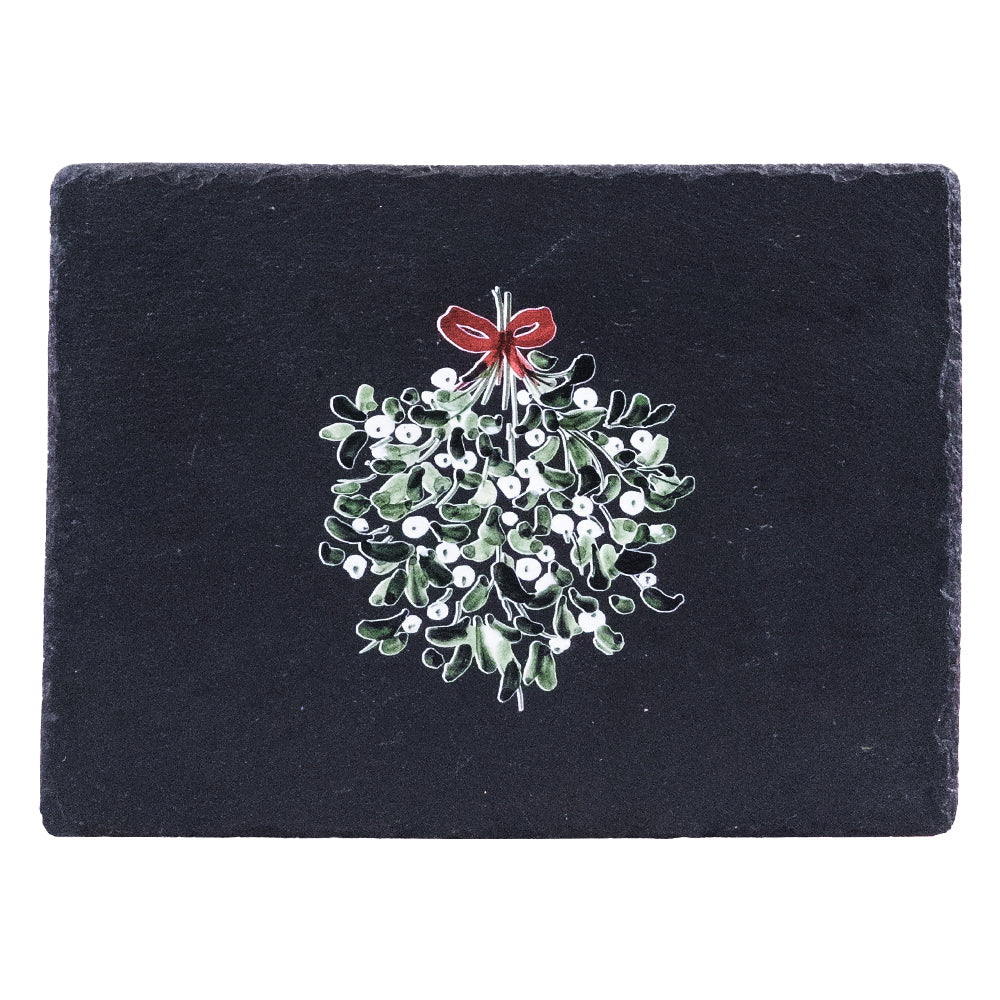 Mistletoe Slate Pot Stand