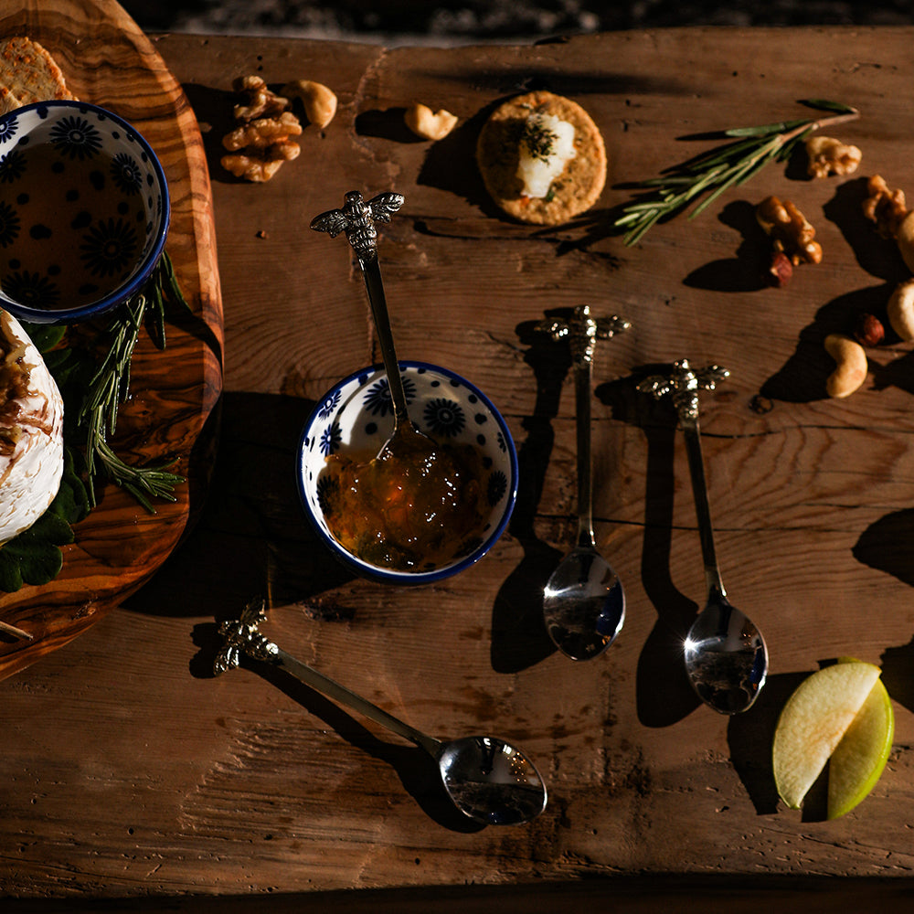 Gold Bee Spoons - Set of 4