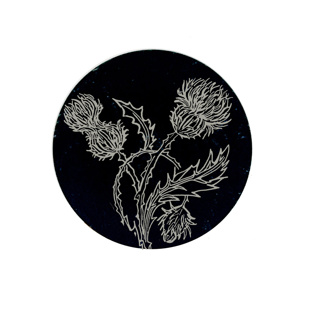 Thistle Trio Slate Magnet