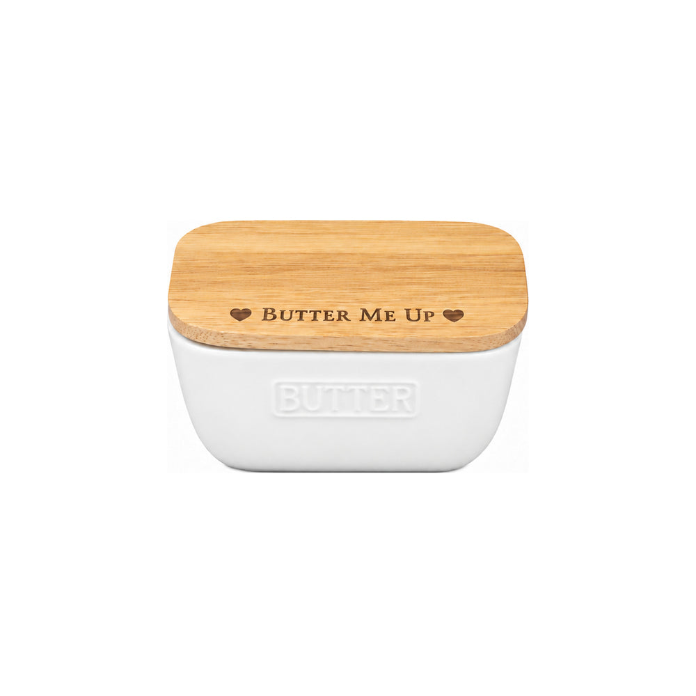 White Butter Dish - Butter Me Up