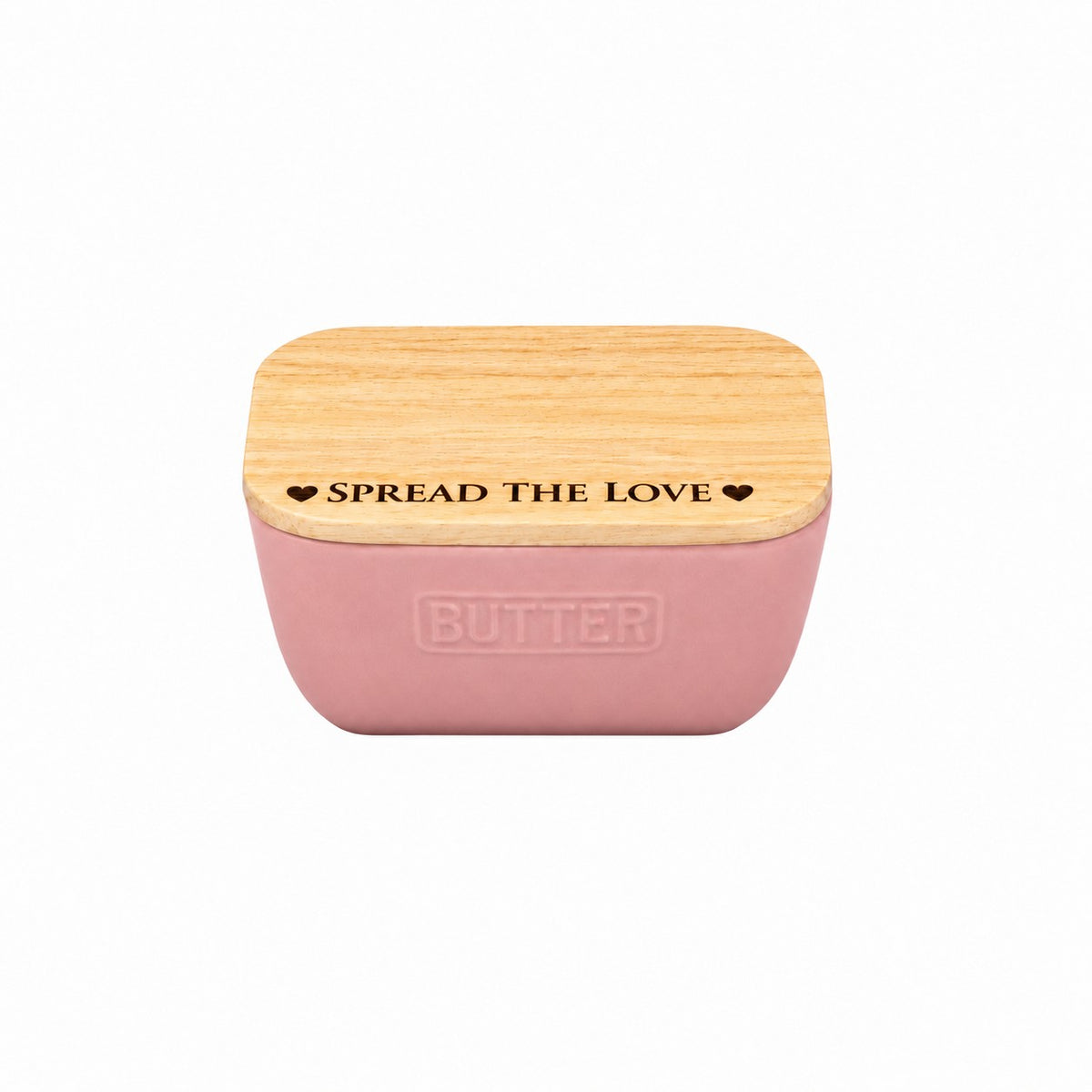Pink Butter Dish - Spread The Love