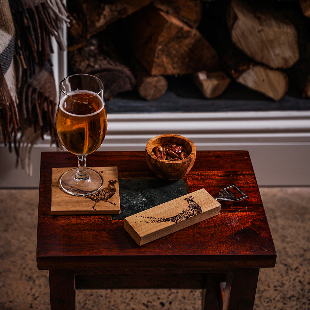 Pheasant Oak Bottle Opener