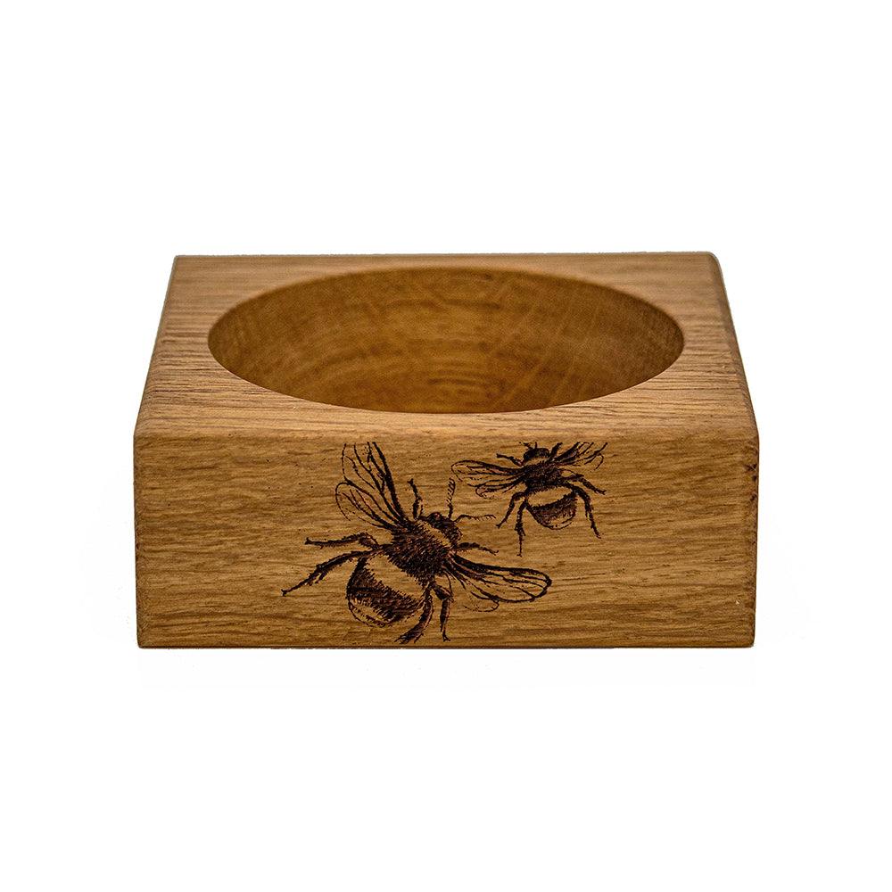Bee Oak Wine Bottle Coaster