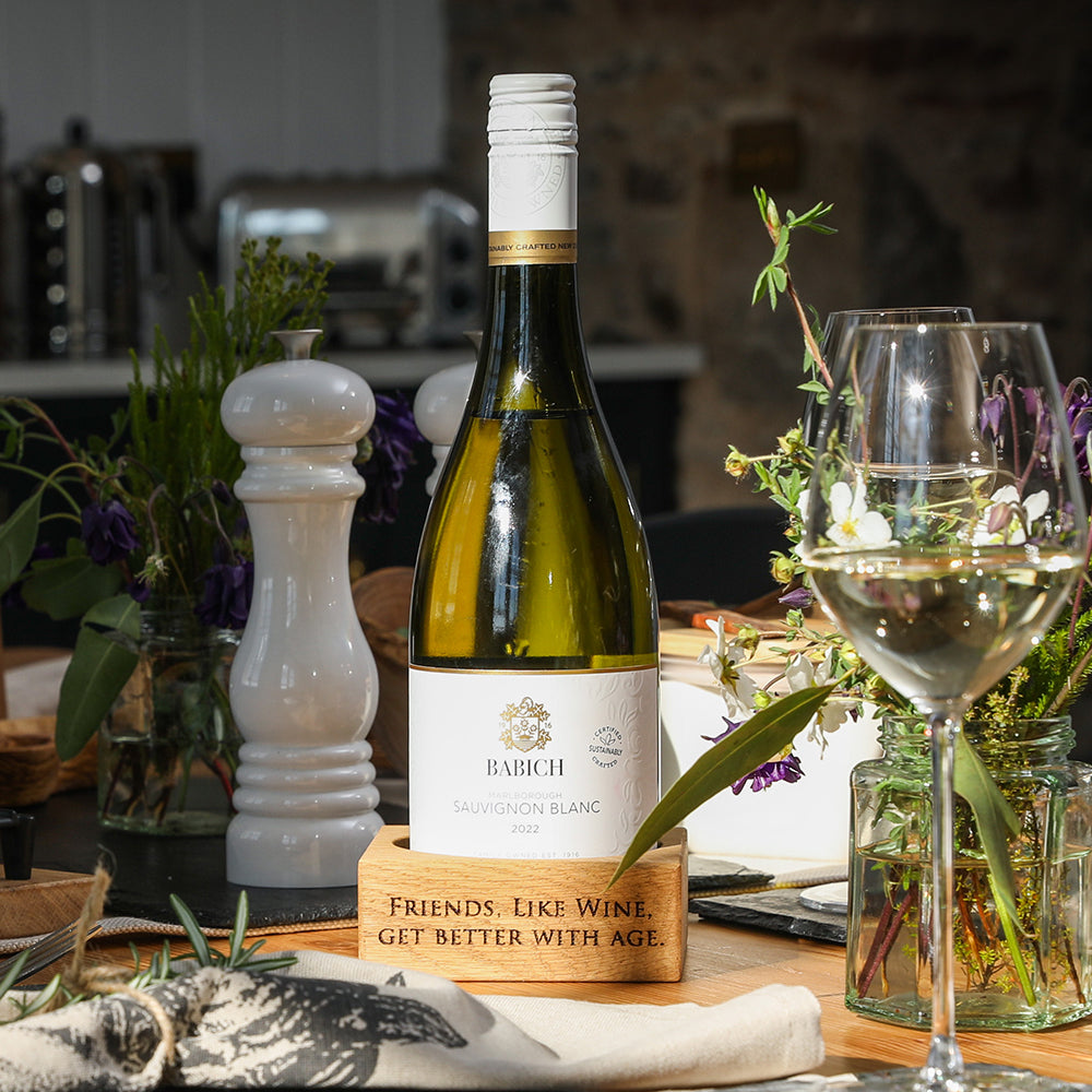 Wine Oak Wine Bottle Coaster