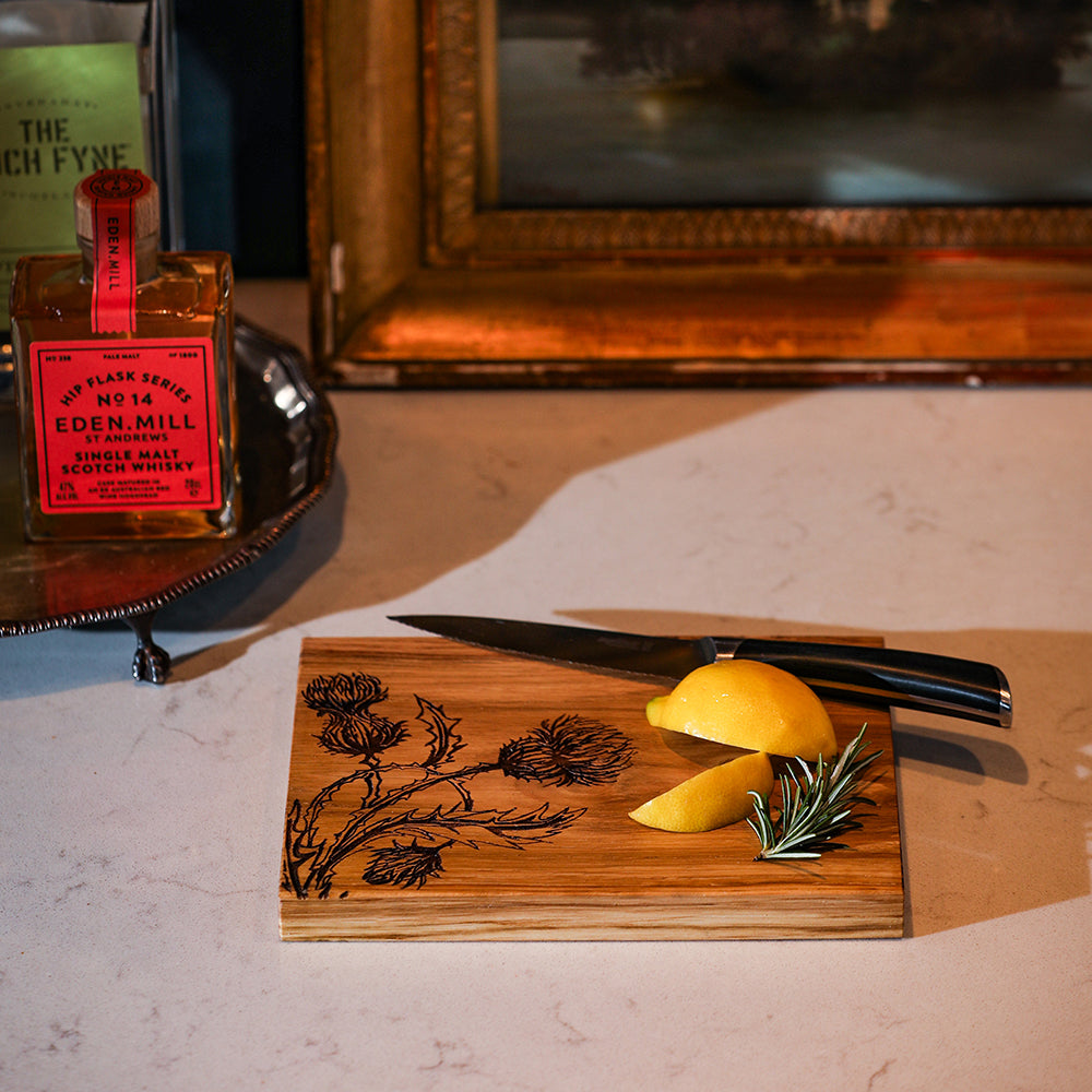 Thistle Trio Oak Bar Board