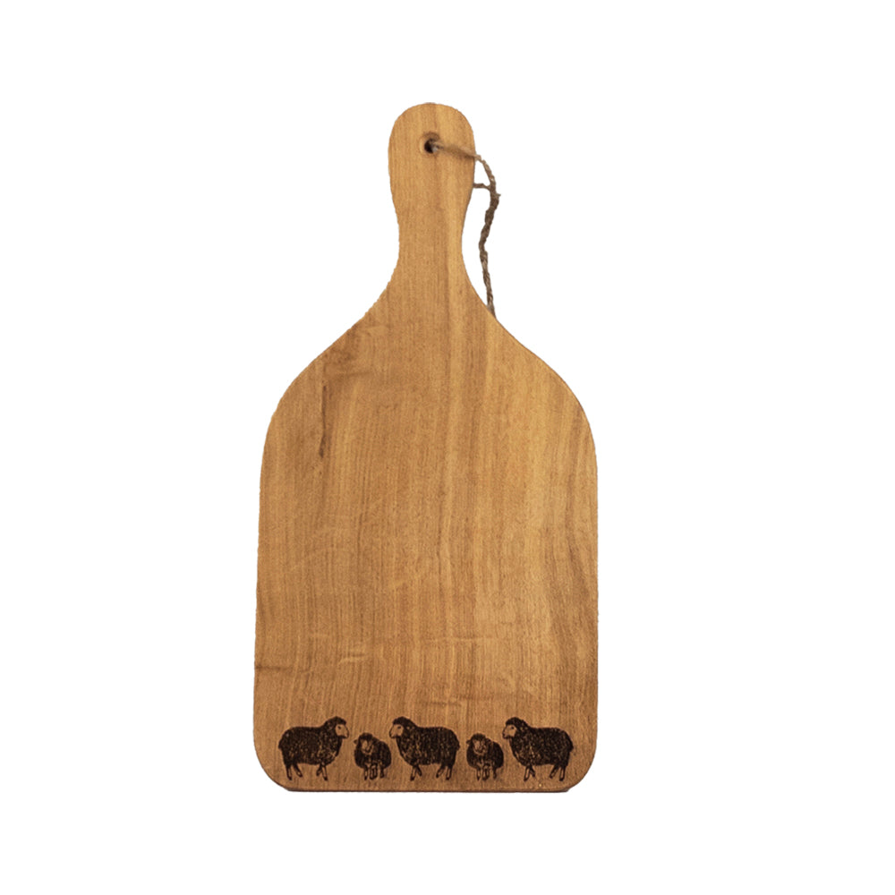 Sheep Small Oak Hanging Paddle