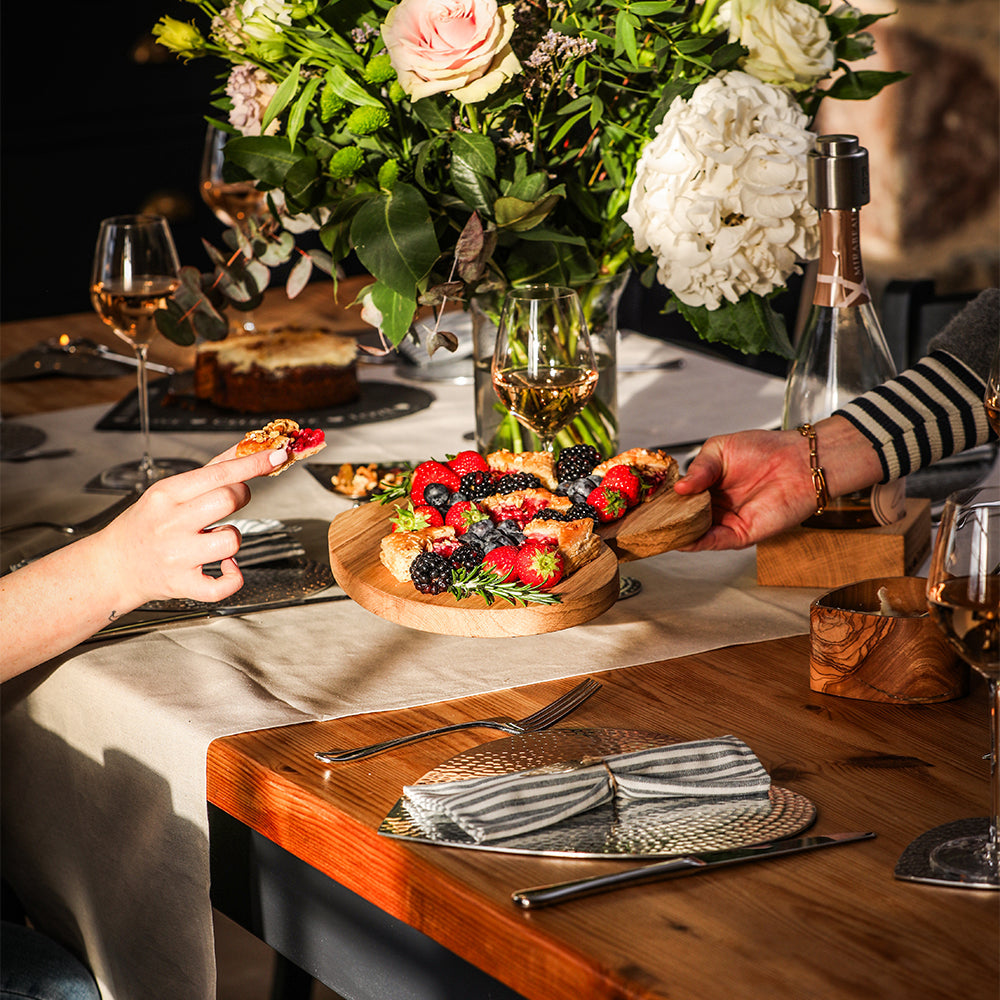 Love Heart Oak Serving Board