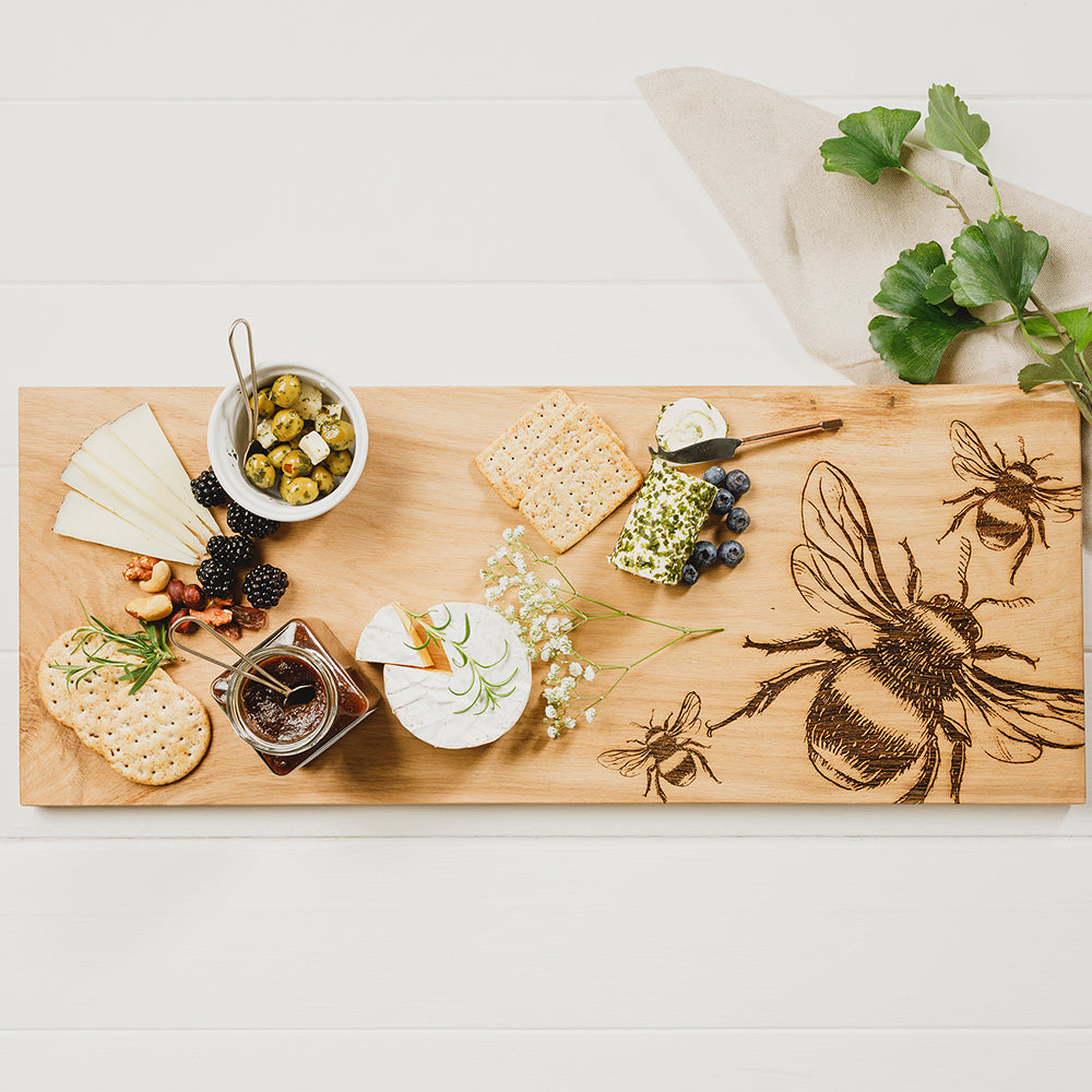 Bee Oak Serving Board - Large