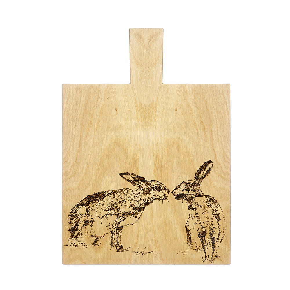 Kissing Hare Oak Paddle - Medium