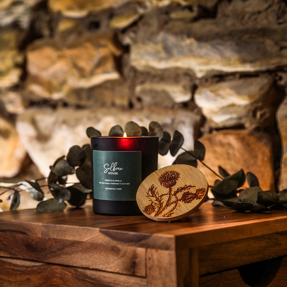 Thistle Trio Tobacco & Vanilla Candle
