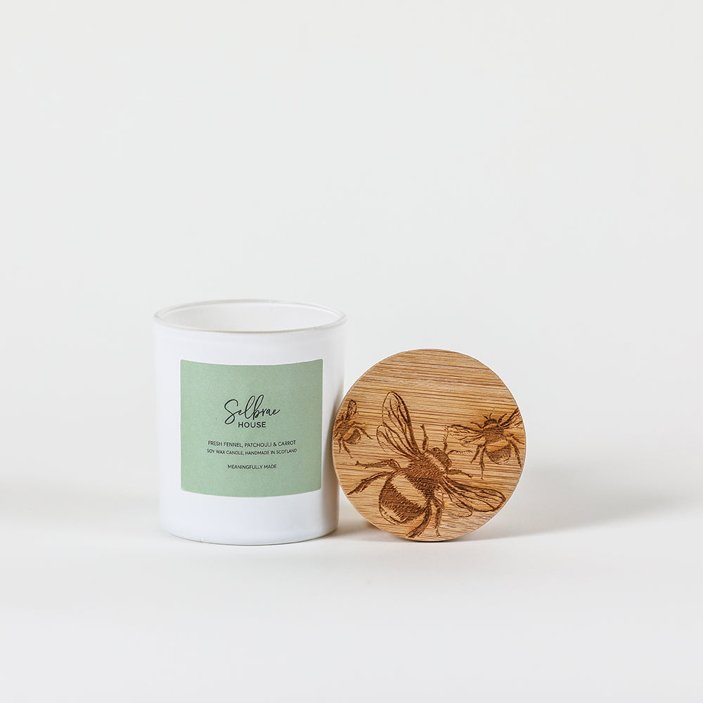 Bees Fresh Fennel, Patchouli & Carrot Candle
