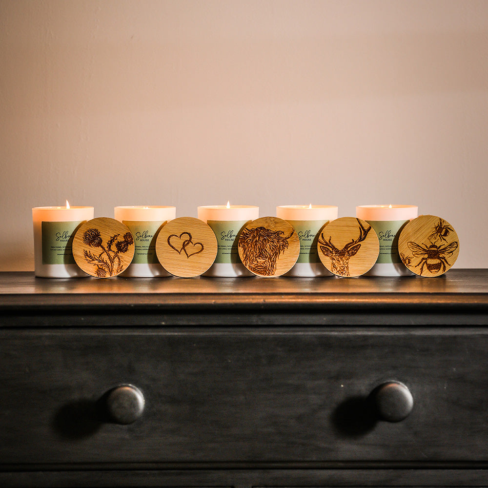 Thistle Trio Fresh Fennel, Patchouli & Carrot Candle