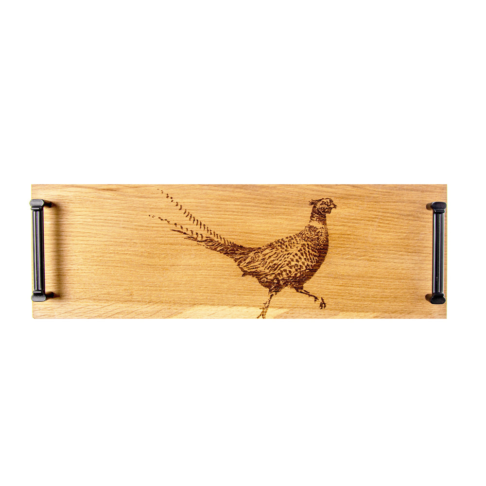 Pheasant Oak Serving Tray