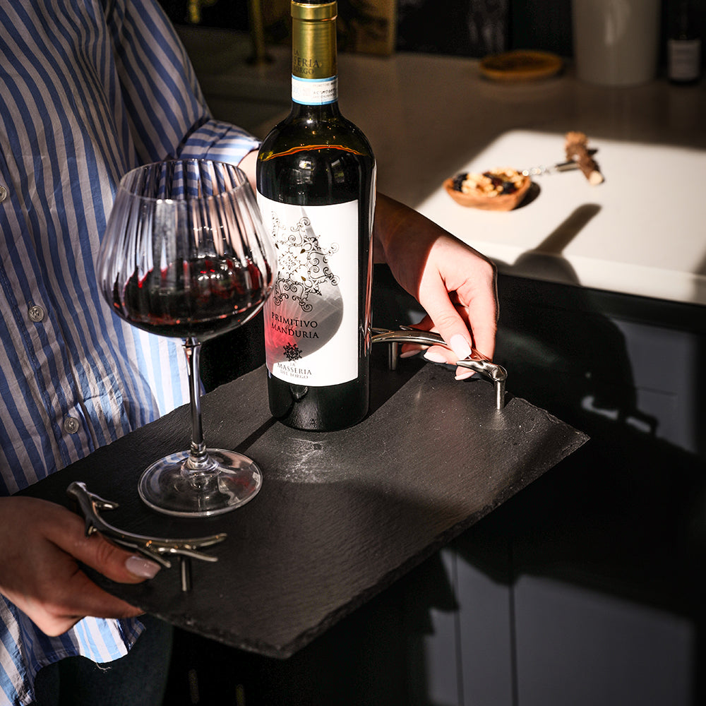 Antler Slate Serving Tray - Medium