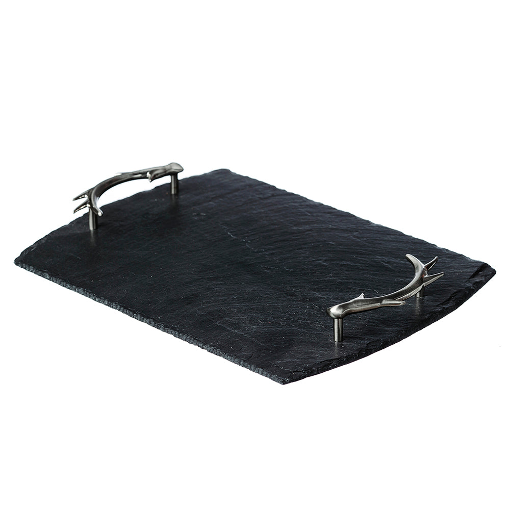 Antler Slate Serving Tray - Medium