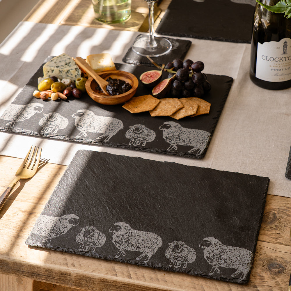 Sheep Slate Place Mats - Set of 2