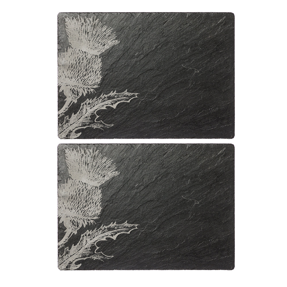Thistle Slate Place Mats - Set of 2