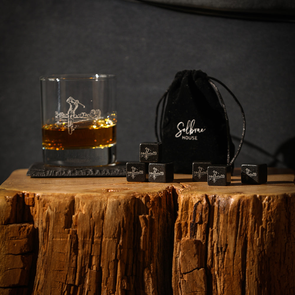 Golf Whisky Stones - Set of 6