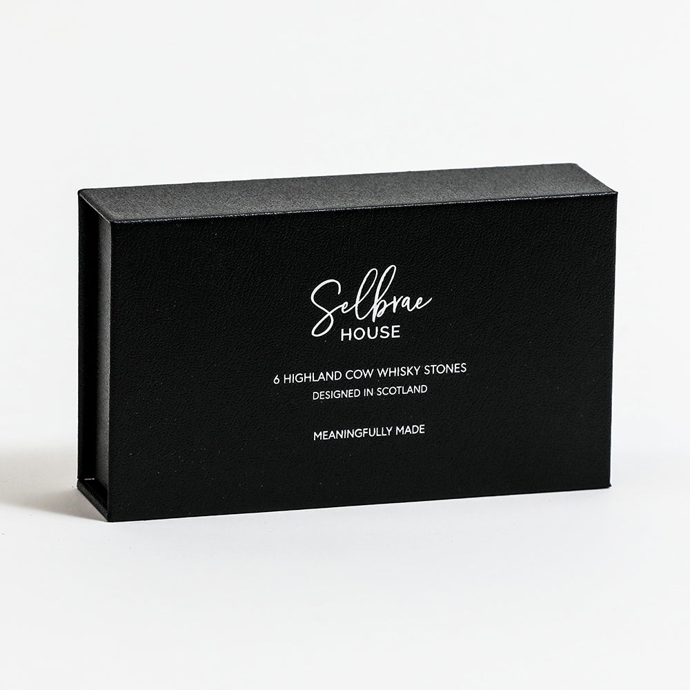 Highland Cow Whisky Stones - Set of 6