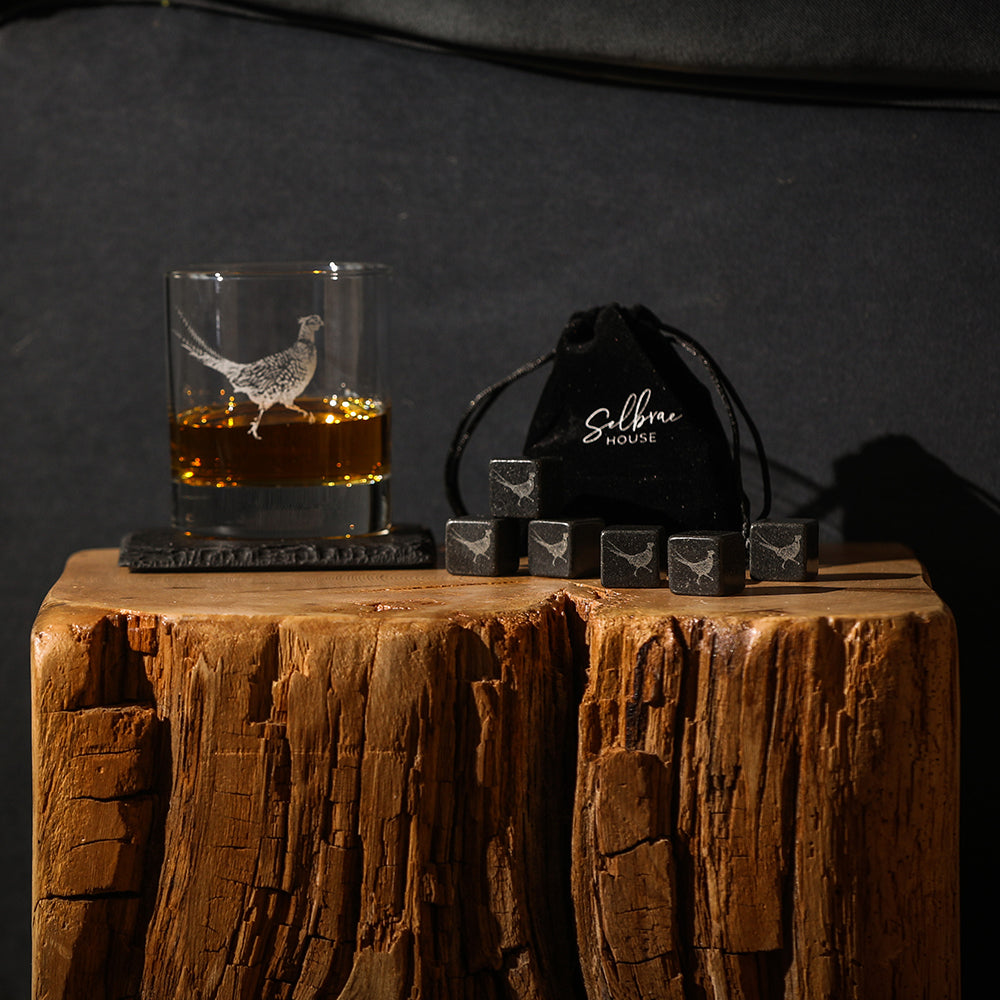 Pheasant Whisky Stones - Set of 6