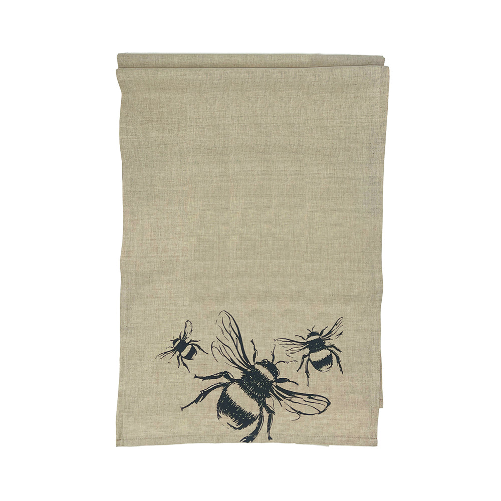 Bee Linen Table Runner