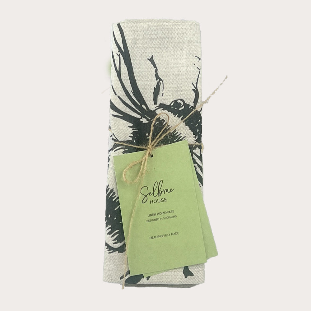 Bee Linen Napkins - Set of 2