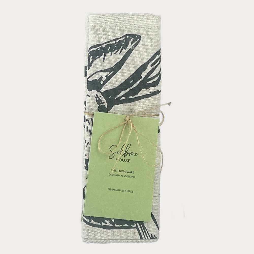 Stag Linen Napkins - Set of 2
