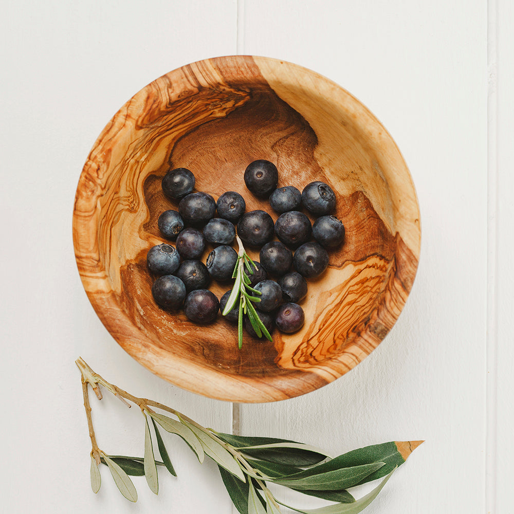 Olive Wood Round Dish 13cm
