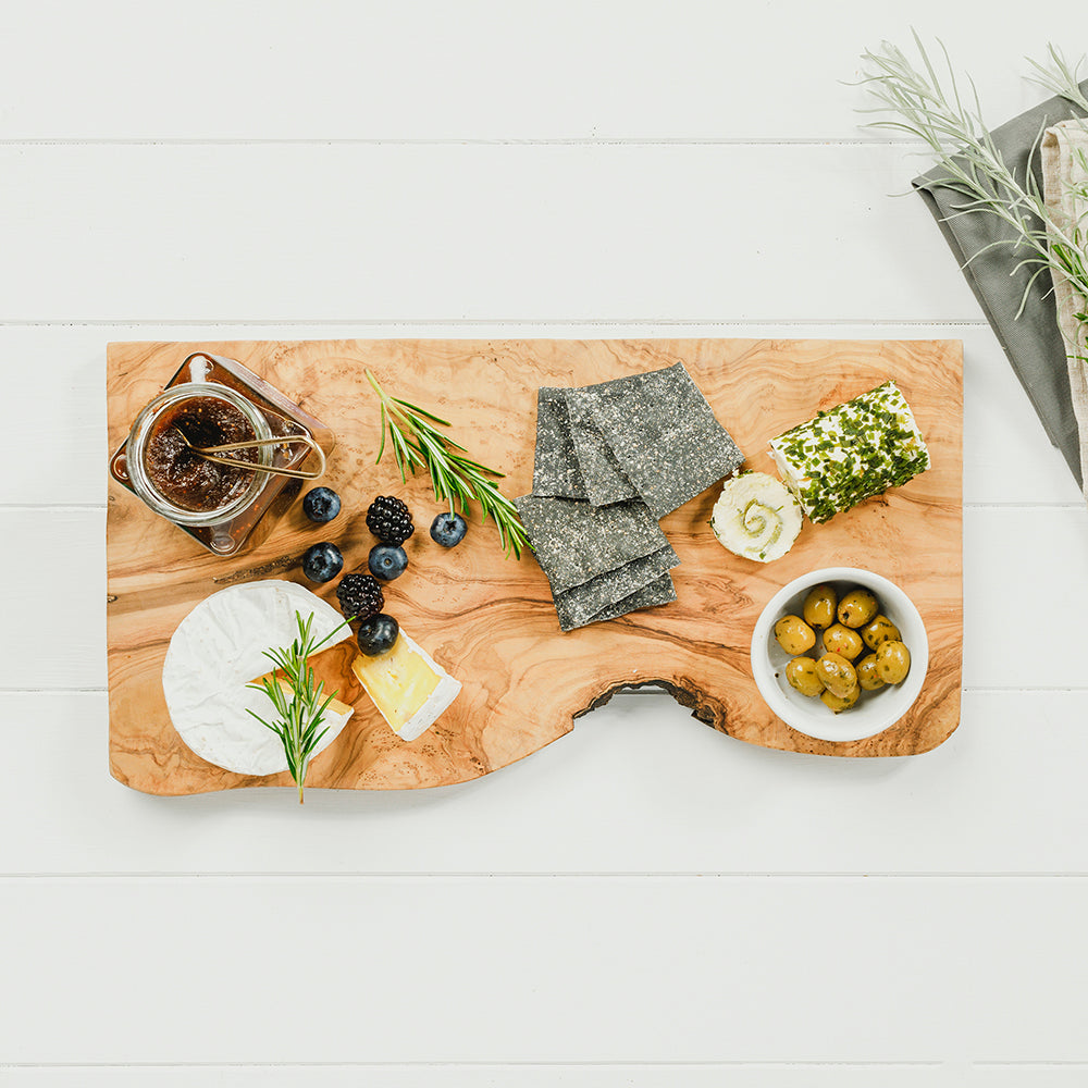 Olive Wood Rustic Rectangular Chopping Board