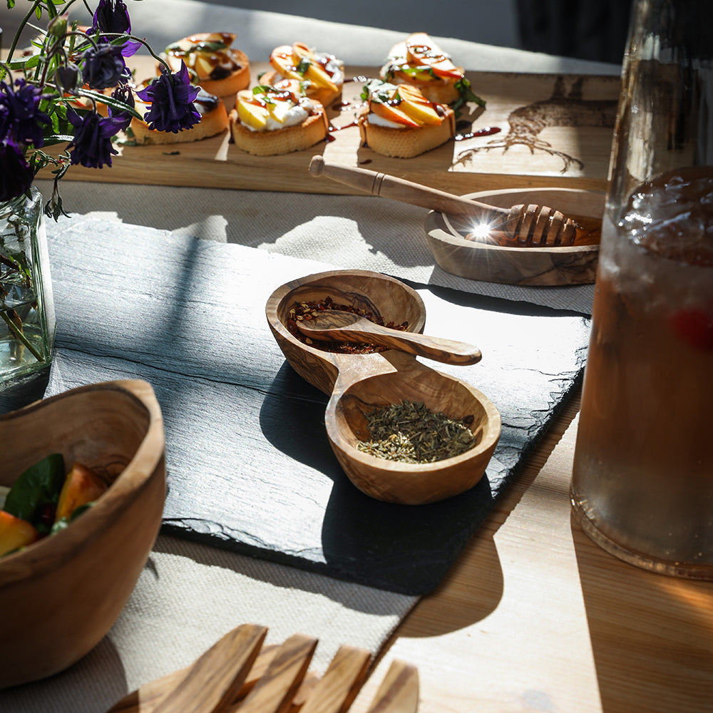 Olive Wood Sugar/Jam/Mustard Spoon
