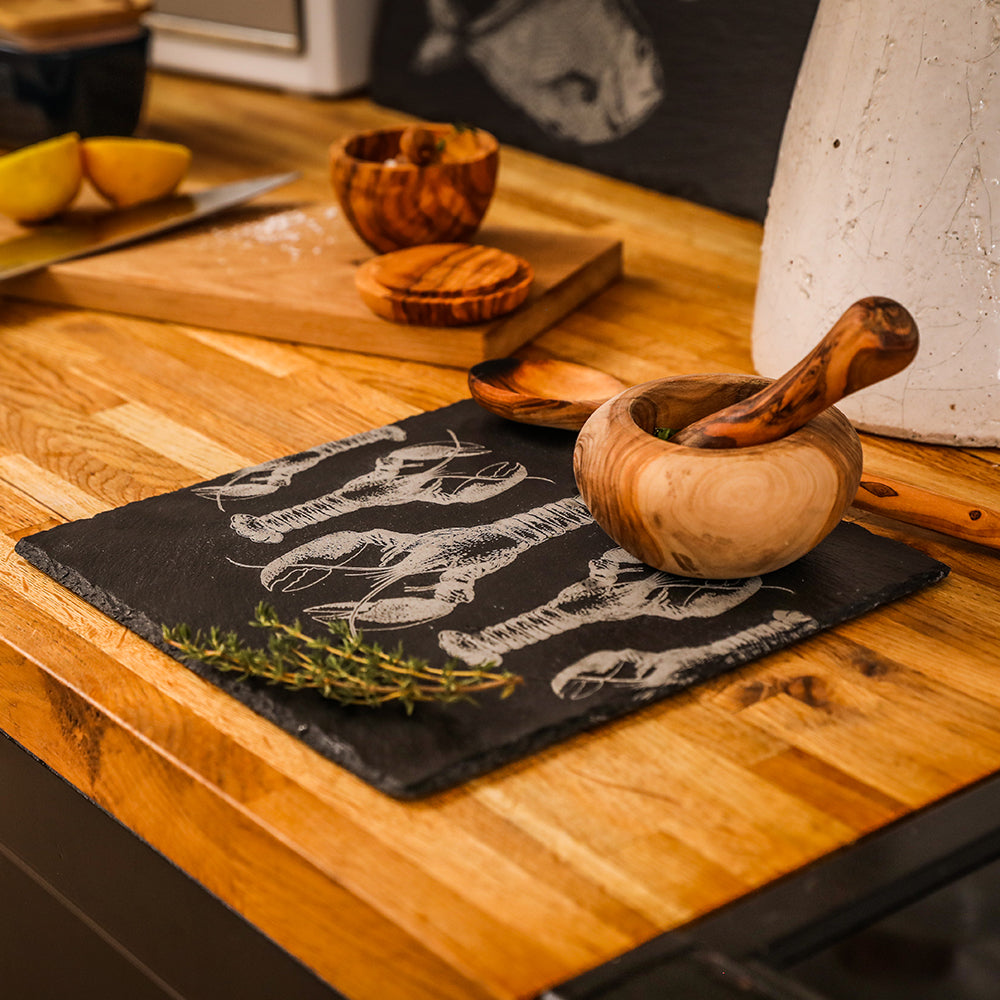 Olive Wood Pestle & Mortar Set - Small