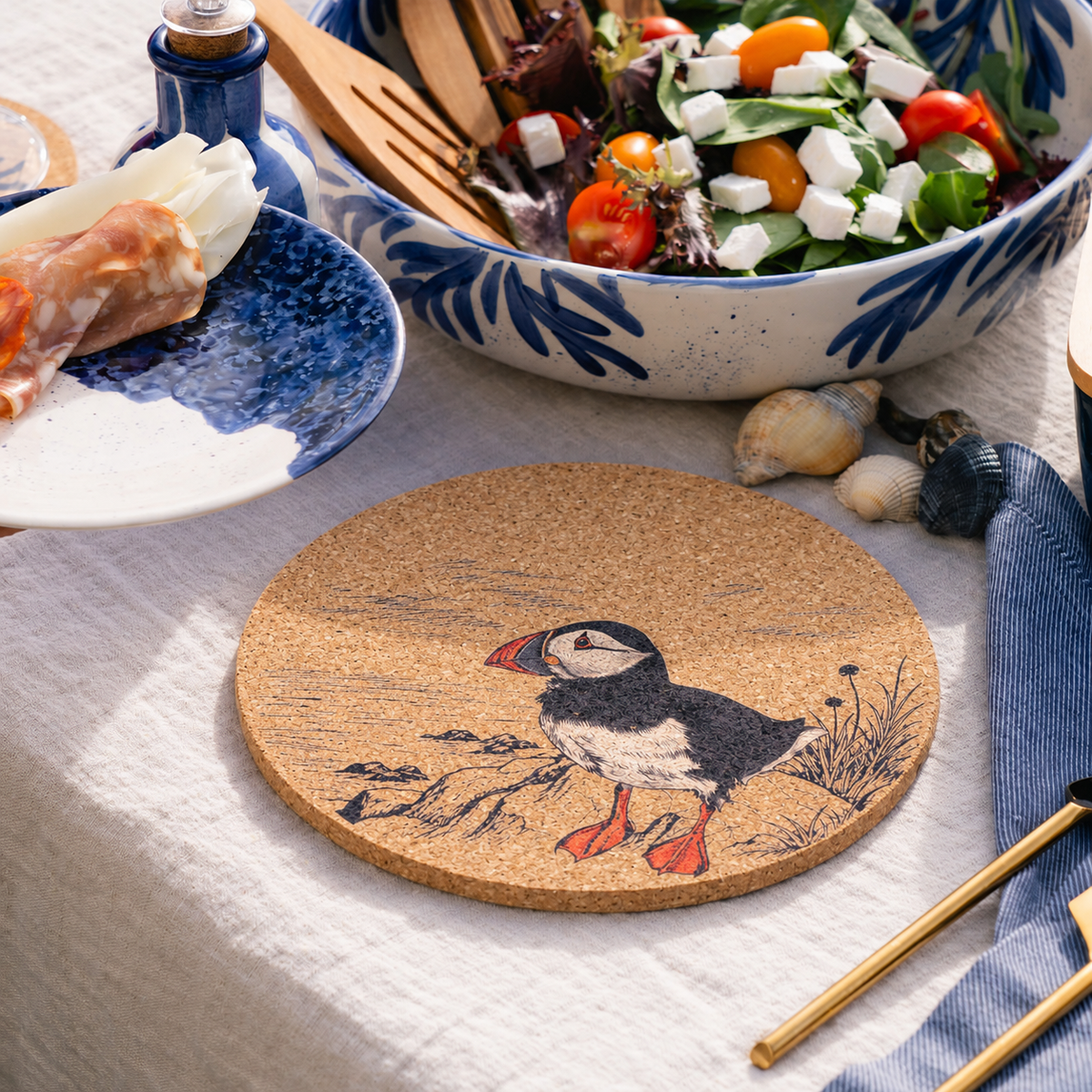 Puffin Cork Placemat