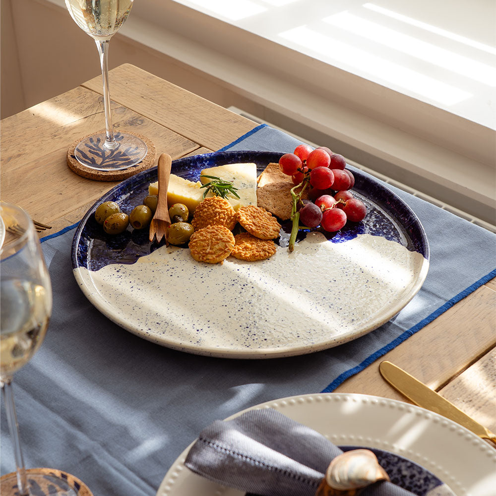 Wave Ceramic Plate Large