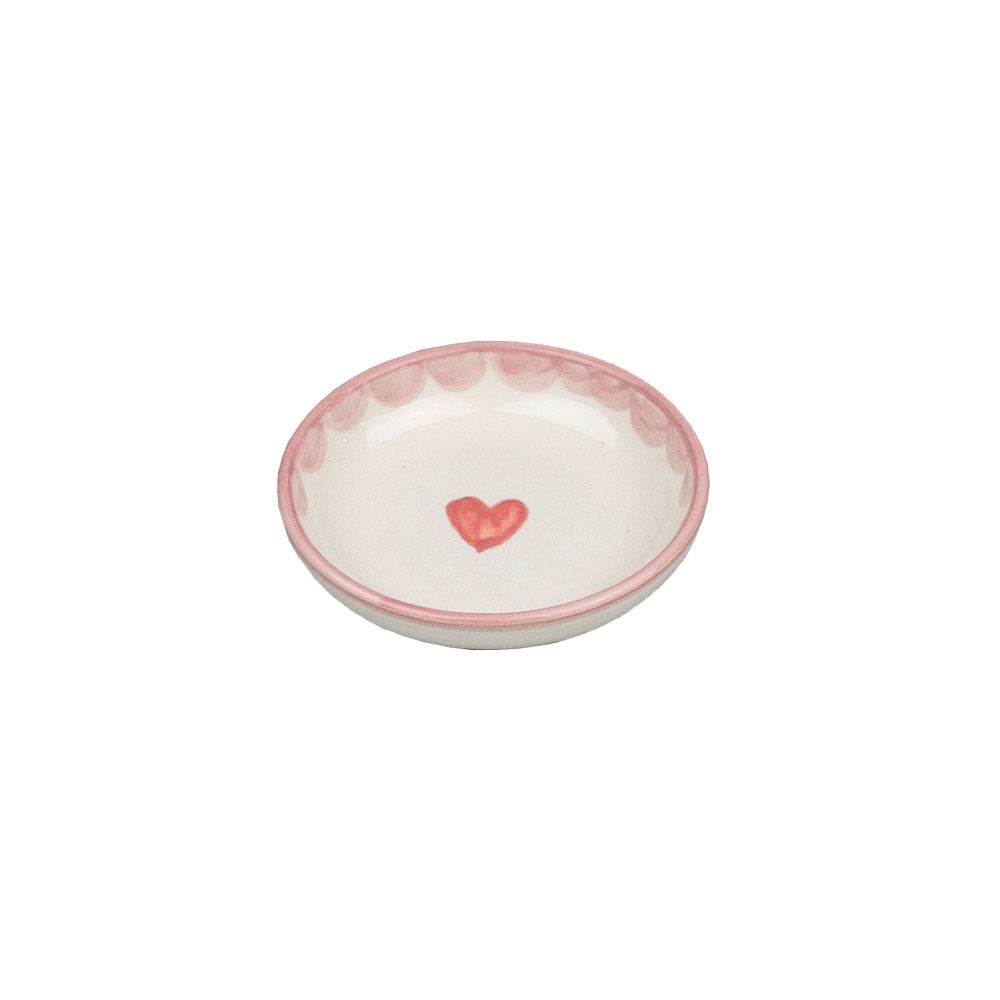 Pink Heart Mini Ceramic Dish