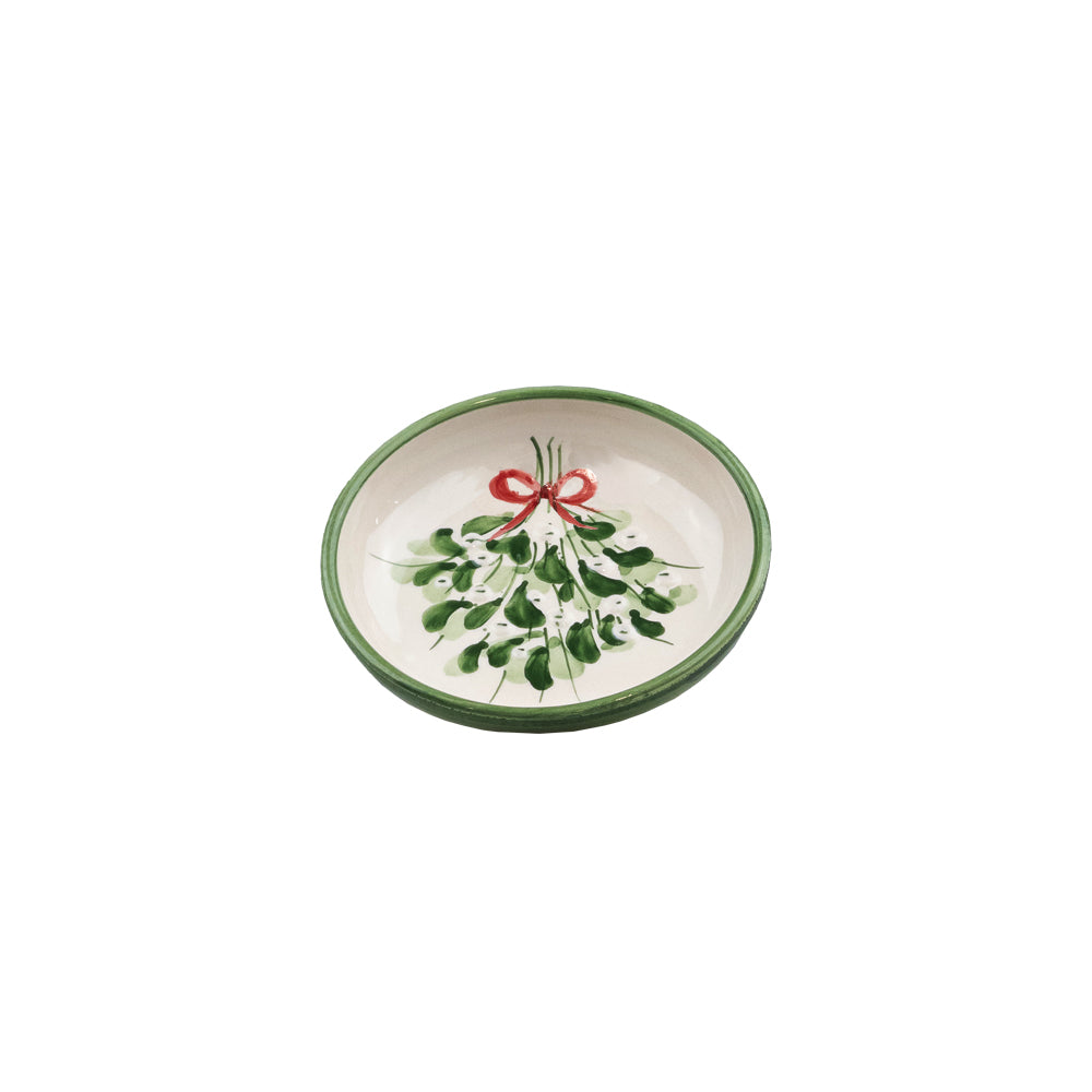 Mistletoe Mini Ceramic Dish