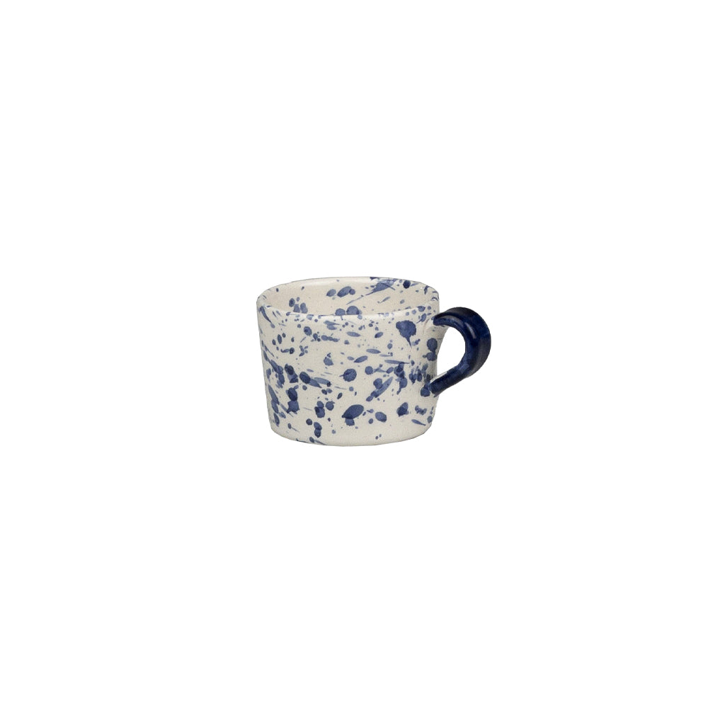Blue Speckle Ceramic Espresso Cup