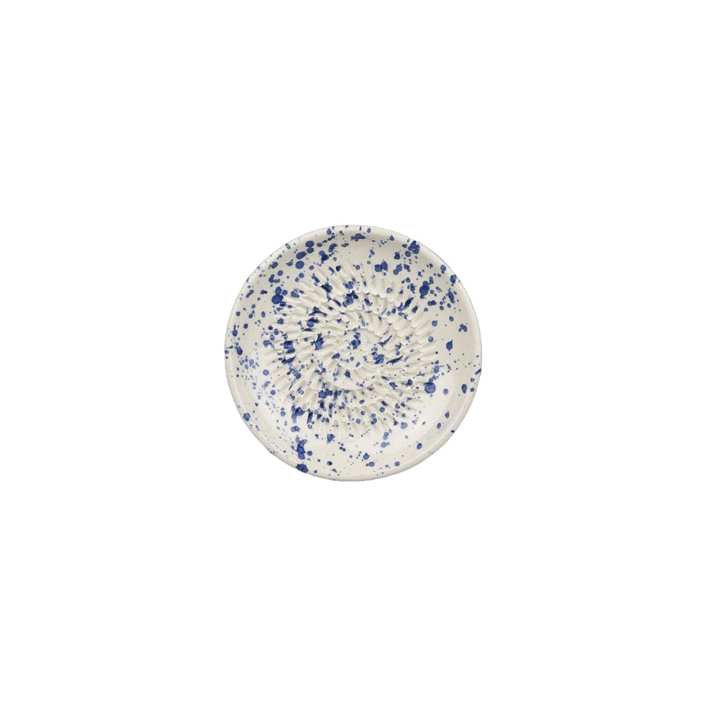 Blue Speckle Ceramic Garlic Grater