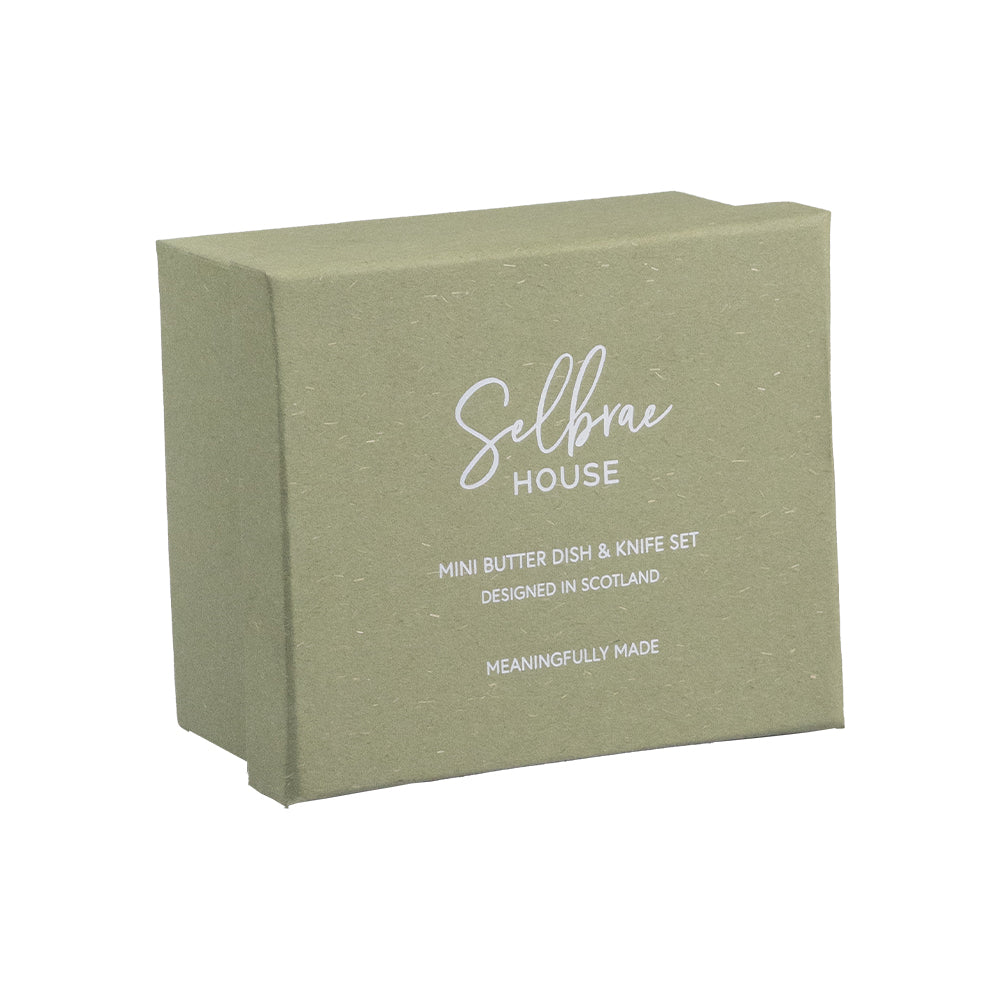 Flora Mini Ceramic Butter Dish