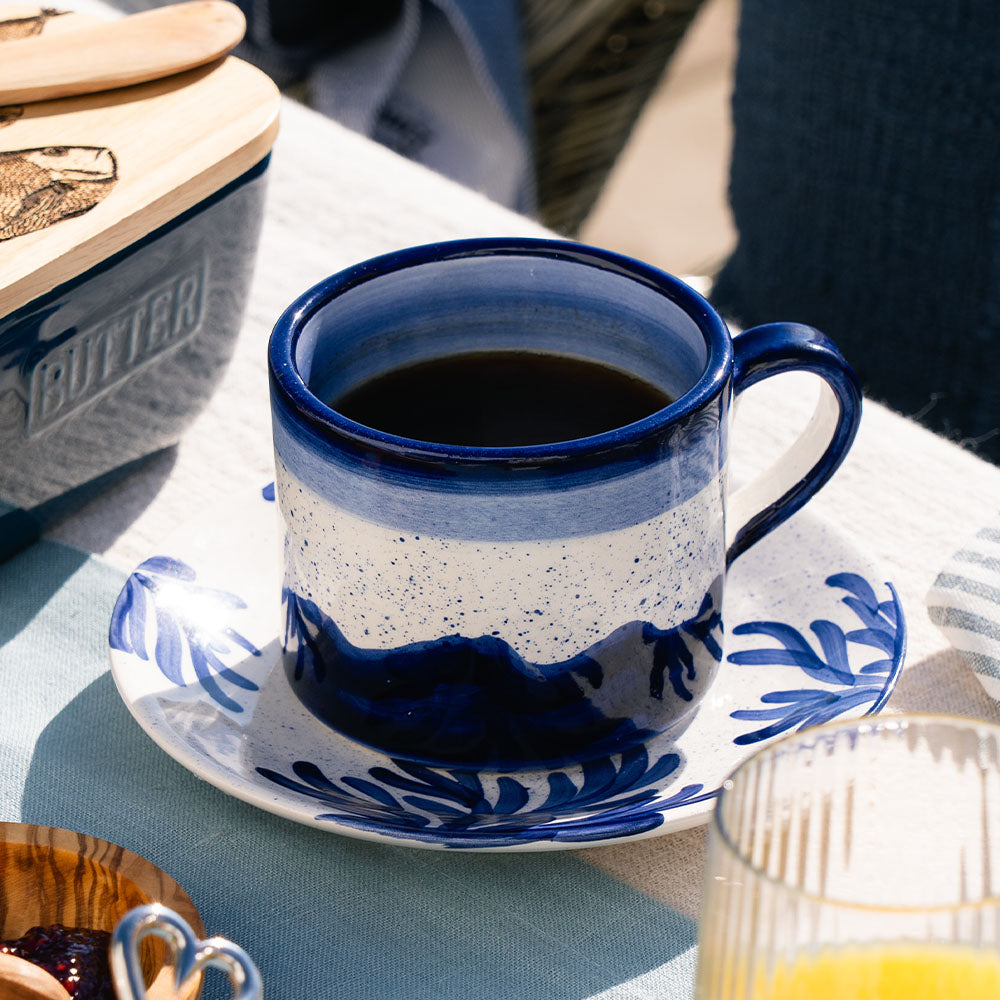 Wave Large Ceramic Mug