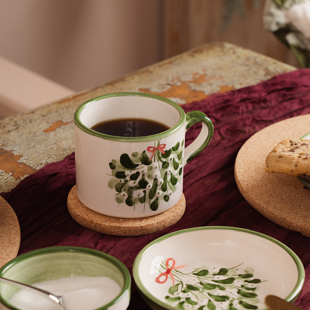 Mistletoe Large Ceramic Mug