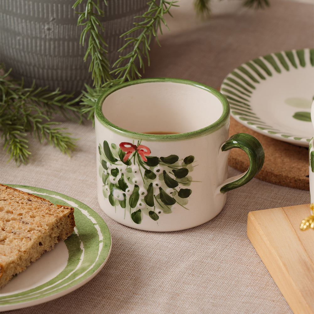 Mistletoe Large Ceramic Mug