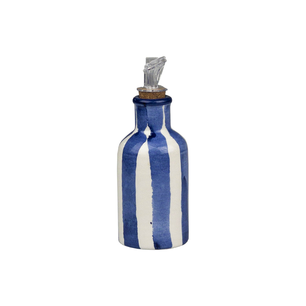 Blue Stripe Ceramic Oil Pourer