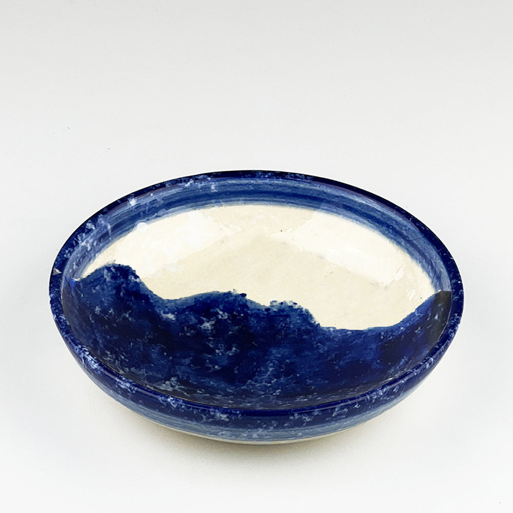 Wave Ceramic Serving Bowl - Medium
