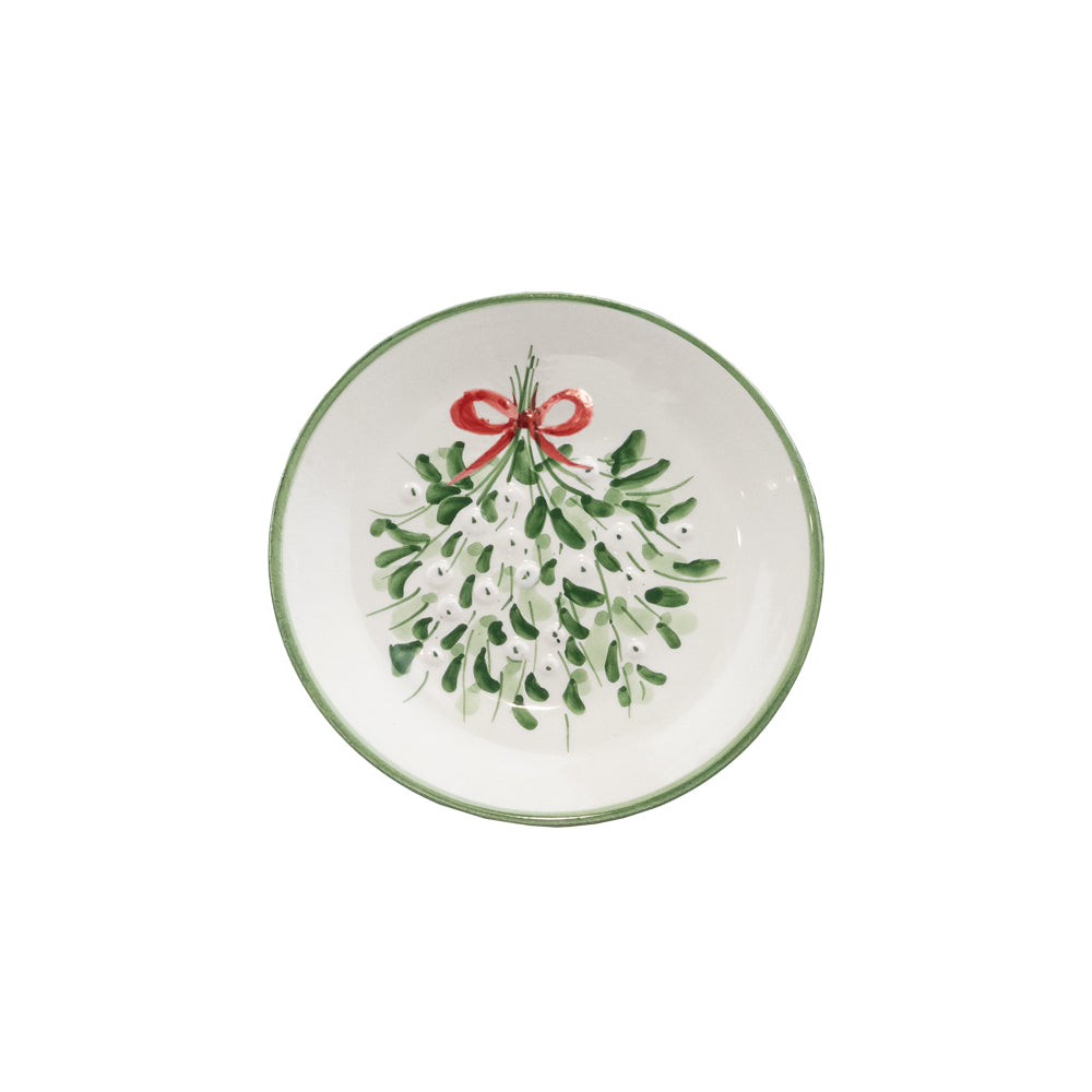 Mistletoe Ceramic Side Plate